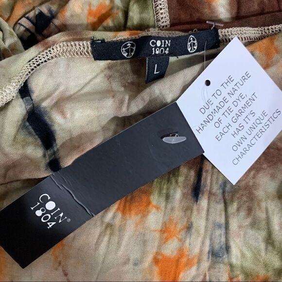 NWT Coin 1804 Tie Dye Waterfall Kimono -- L - Picture 11 of 12